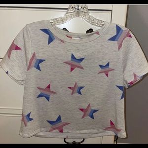 NEW WITH TAGS Star Crop Top